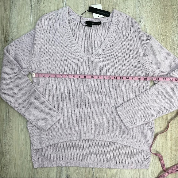 360 Sweater Lilac Neyla Silk Purple Sweater - Picture 7 of 13